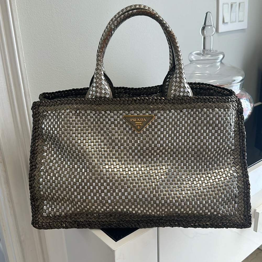 Prada bag. Handmade. Special edition.   14 inches wide x 10 inches high